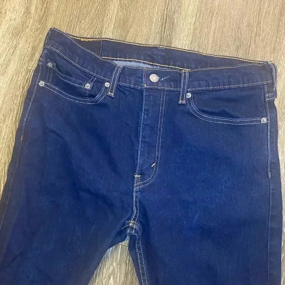Mens Levi 510 Dark Jeans - 34x32 - Picture 2 of 7